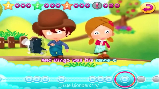 BINGO Dog Song - Nursery Rhyme With Lyrics - Cartoon Animation Rhymes & Songs for Children