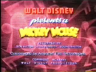 Classic Cartoons Mickey Mouse Mickey's Service Station