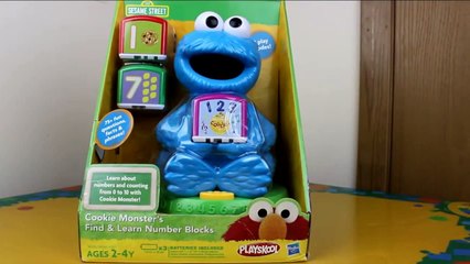Cookie Monster's Find & Learn Number Blocks meets Thomas the Train!