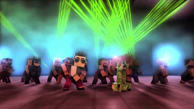 Minecraft style in reverse 2x slow motion 250th Video