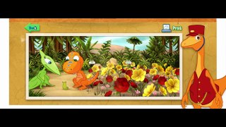 Dinosaur Train Conductor's Concentration Cartoon Animation PBS Kids Game Play Walkthrough