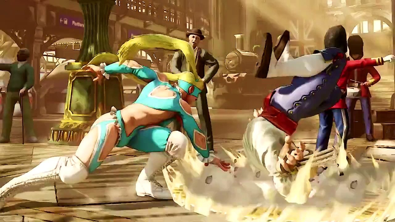 Street Fighter V (PS4) - Présentation Rainbow Mika