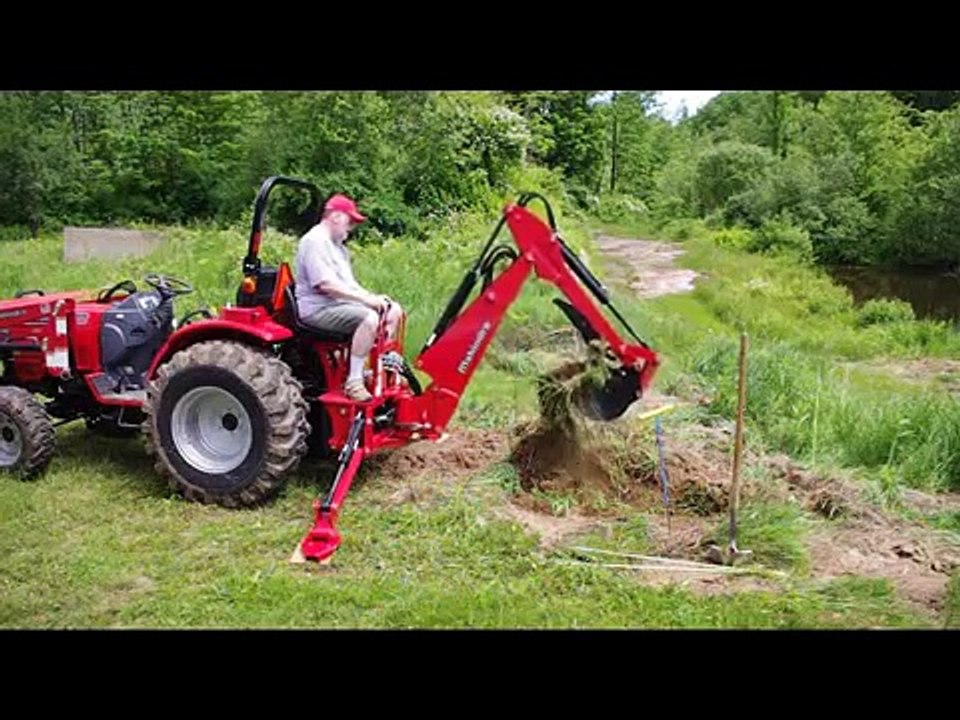 Mahindra 3616 with 3716 backhoe