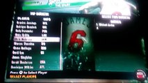 Nba 2k11 Wii | Slam dunk contest M.J vs B.G