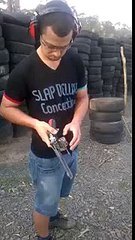 disparos revolver Raging Bull .45