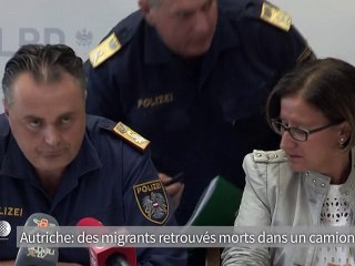 Migrants: au moins 20 corps découverts en Autriche, Merkel en appelle à l'Europe