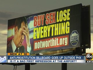 Anti-prostitution billboard goes up outside Phoenix