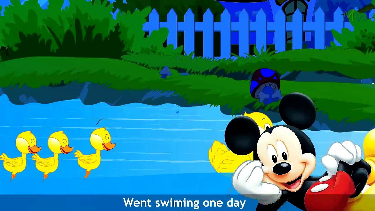 Five Little Ducks Nursery Rhyme Cartoon Animation Rhymes & Songs for Children