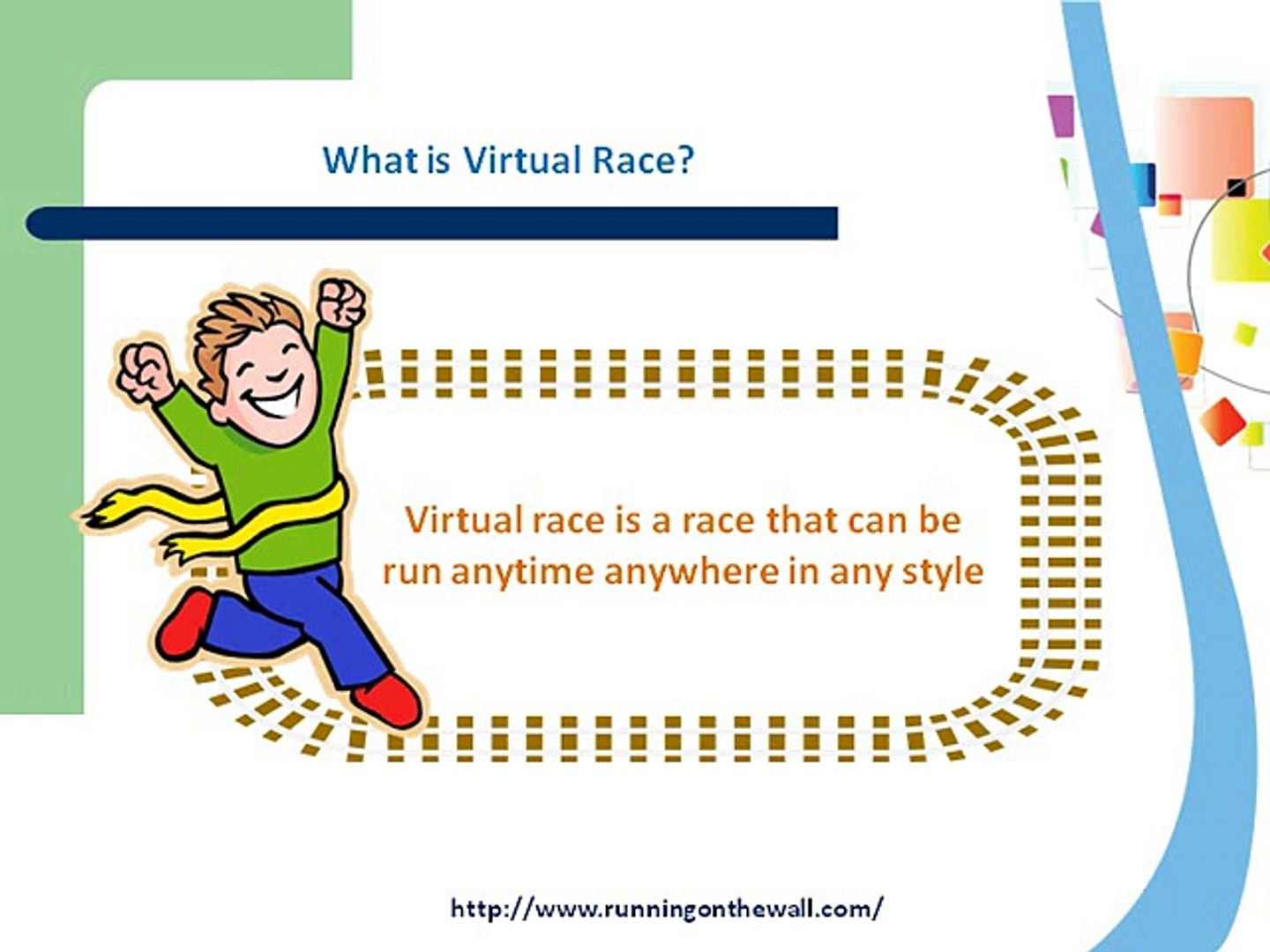 ⁣Love Running Join Virtual Race | Running on the Wall