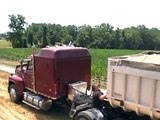 Krastel Farms Cutting Wheat in Maryland