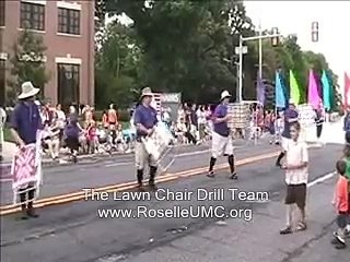 Lawn Chair Drill Team - Rose Parade
