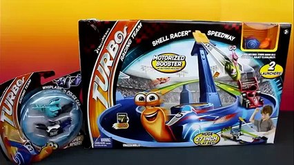 Download Video: Dreamworks Turbo Racing Team Shell Racer Speedway with Speed Racer Whiplash & Police Car