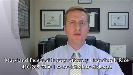 Personal Injury Attorney in Maryland Randolph Rice 410-288-2900