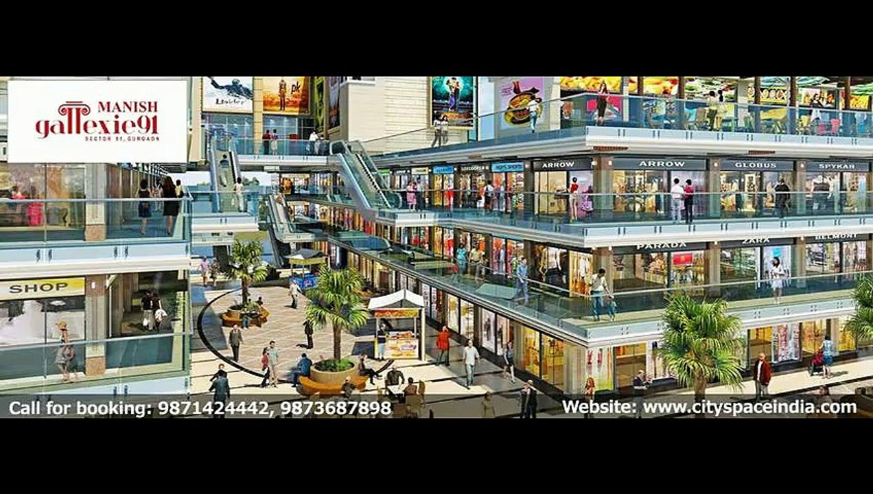 Manish Gallexie 91 Retail Shops 9871424442 Sector 91 Gurgaon