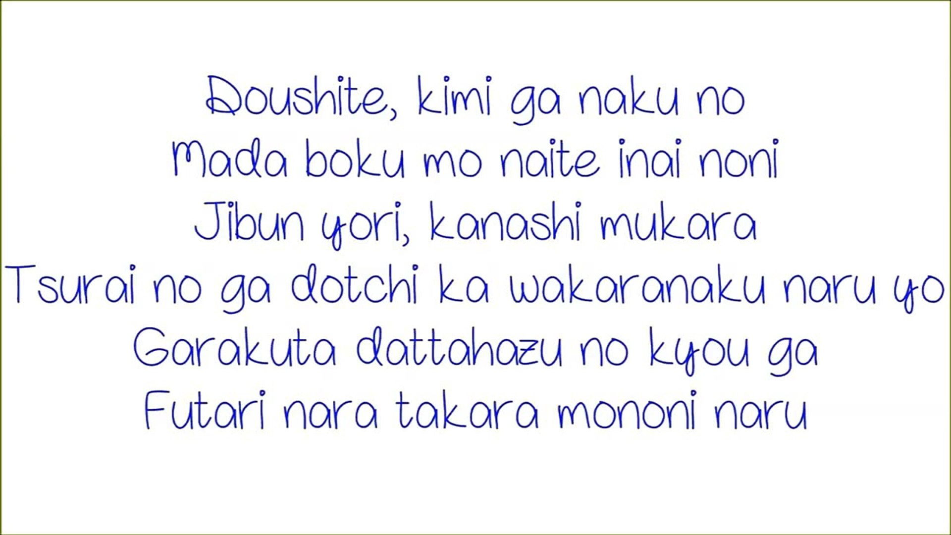 Liryc doraemon stand by me