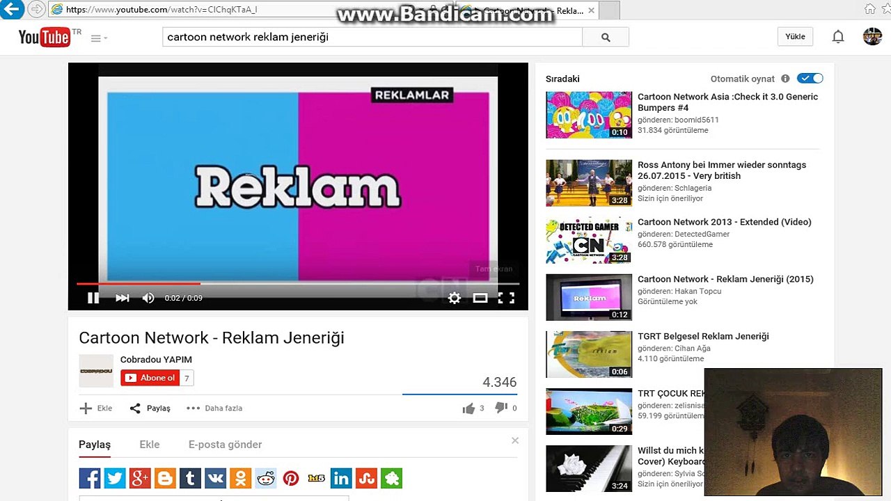 Cartoon Network Reklam Jeneriği (2015)