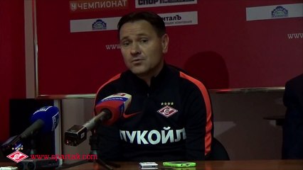 Дмитрий Аленичев о предстоящем матче с «Анжи»