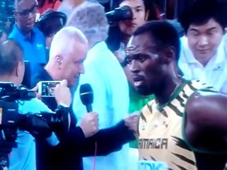 Usain Bolt Funny Interview / Winning 200M Gold / Stop Doubting Me Bro