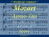 Mozart   KV 220   Agnus Dei   Score