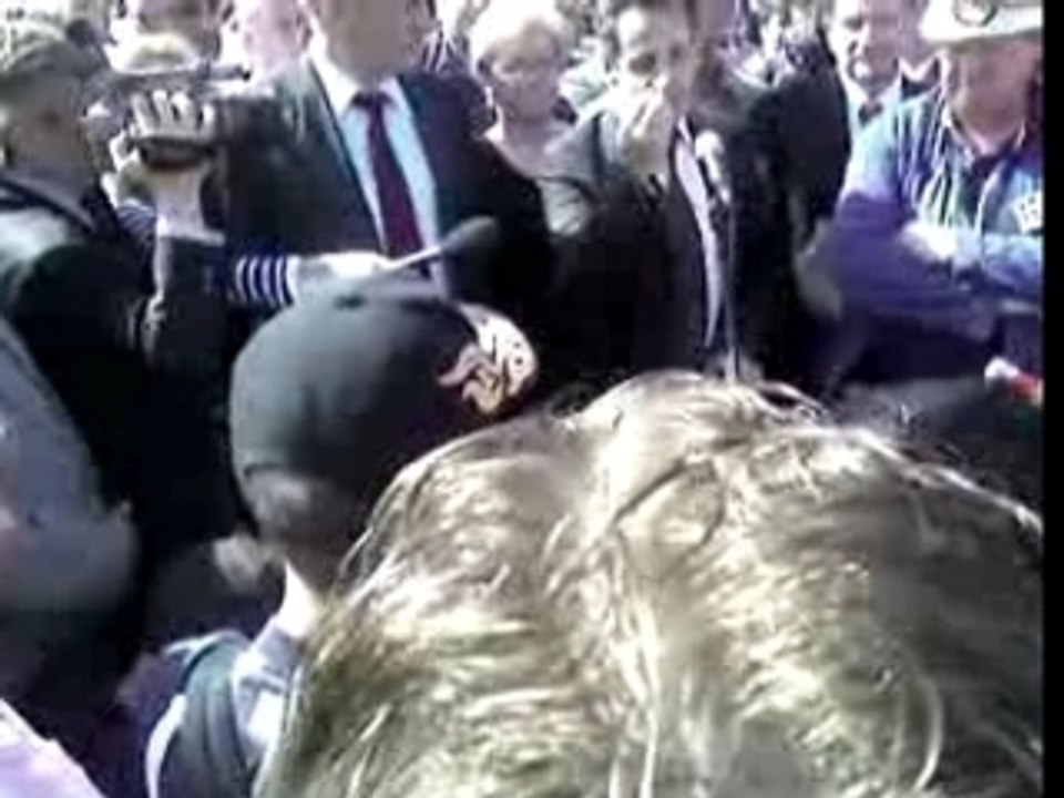 Sarkozy  petite rosselle carreau wendel