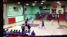 McLean High School Basketball dunks on TJ