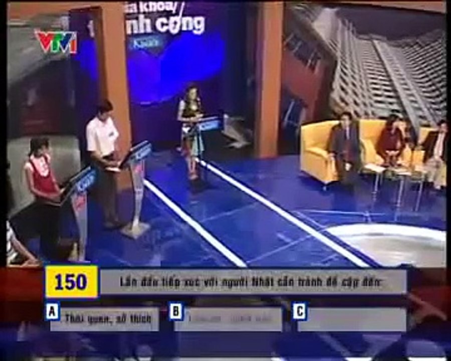 Chìa khóa thành công 2007 Trận 1 Tình huống của nhân viên Marketing 27 09 2007