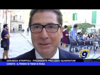 CORATO | Il Pendio si tinge di rosa