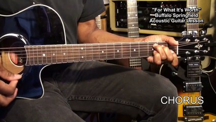 Buffalo Springfield FOR WHAT IT'S WORTH Guitar Lesson EricBlackmonMusicHD