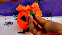 Shopkins Play Doh Frozen Halloween Spongebob Peppa Pig Elsa Zombies Surprise Eggs StrawberryJamToys