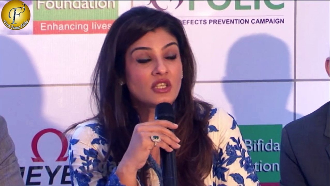 LAUNCH OF A BIRTH DEFECTS PREVENTION CAMPAIGN WITH RAVEENA TANDON