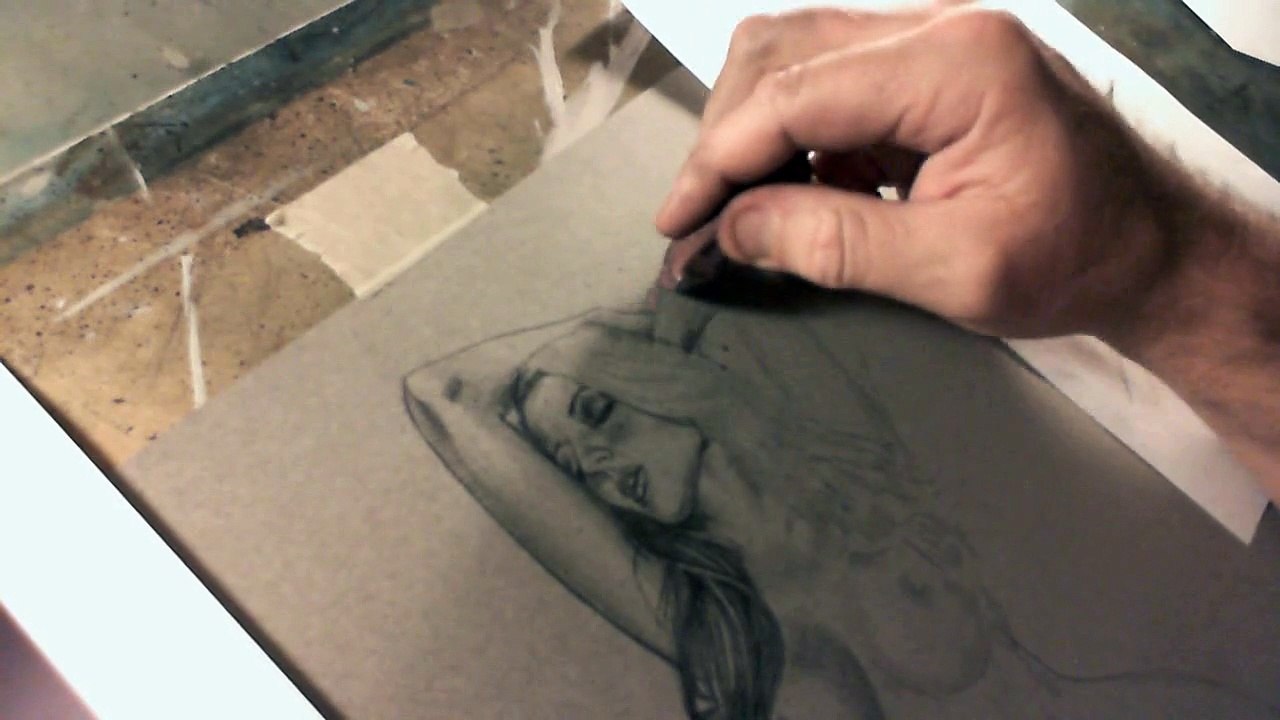 Nude Drawing Speed Paint