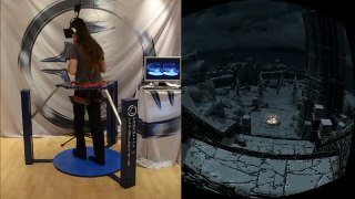 My Skyrim in VR - Cyberith Virtualizer + Oculus Rift + Wii Mote Cut