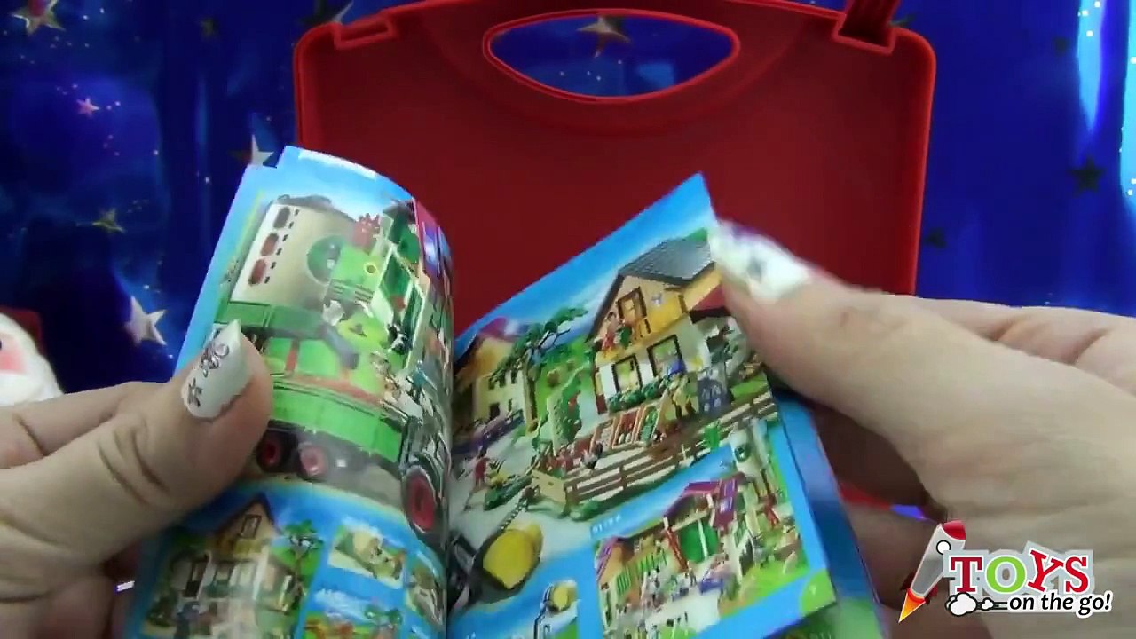 Playmobil Maletín Trineo de Papá Noel 5956 Holiday Carrying Case Playset - Juguetes de Playmobil