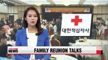S. Korean Red Cross proposes holding talks on Sept. 7th
