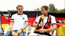 Sebastian Vettel vs Nico Rosberg - The totally crazy World Cup duel!
