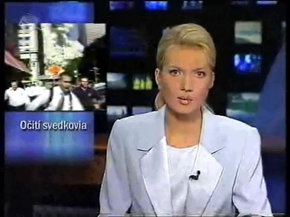 Markíza/STV večerné správy - 11.september 2001 World Trade Center part 1
