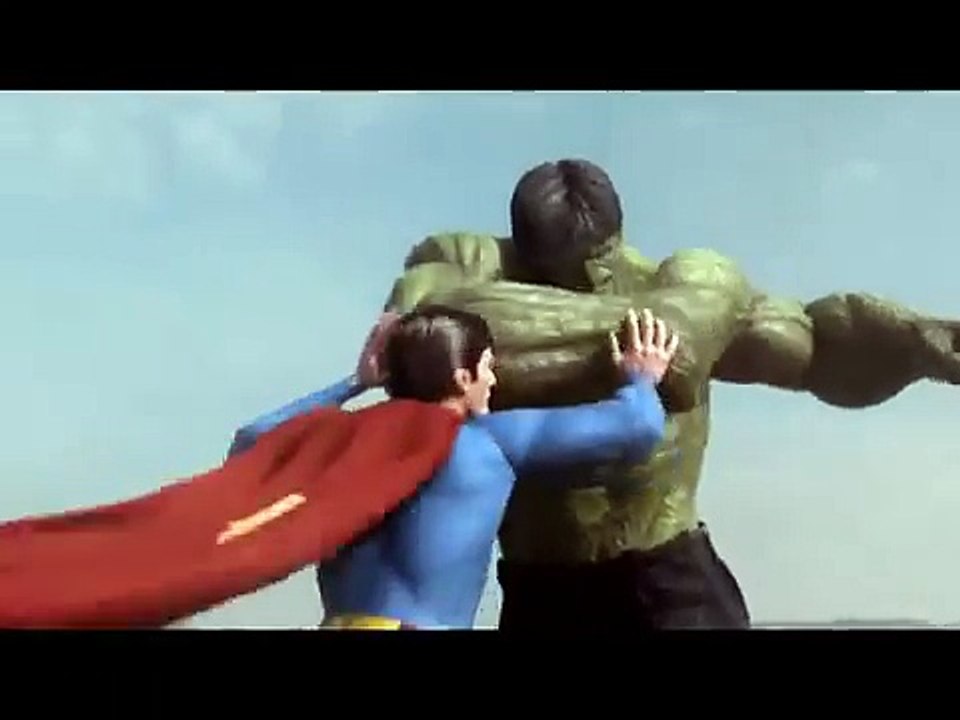Siêu Nhân SuperMan Đánh Nhau VS Hulk Người khổng Lồ Xanh