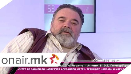 Razgovor so Bubo Karov "VO NEDELA POPLADNE" 1 DEL