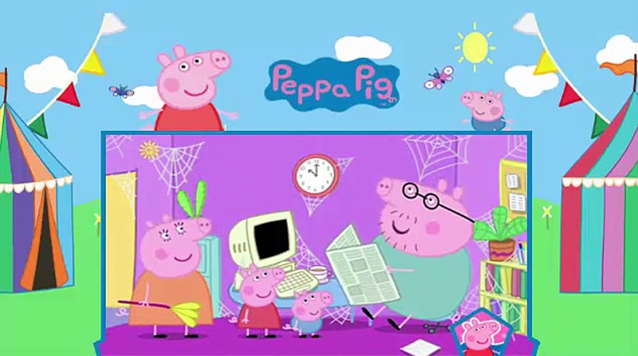 Peppa Pig English Episodes 8 Spider Web, The Noisy Night, Wishing Well