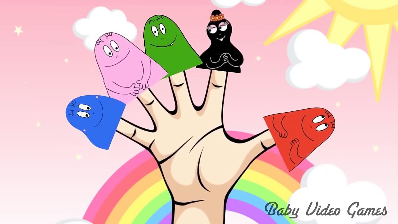 Kids Songs Finger Family Song Barbapapa Nursery Rhymes _ Daddy Finger Song for Kids (720p)