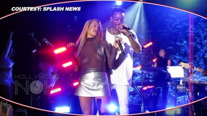 DATING? Wiz Khalifa HUGS Rita Ora | Surprises Her At Concert