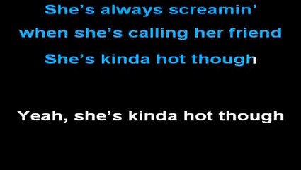 She's Kinda Hot   (karaoke track 2)  lyrics/vocals