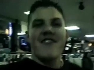 Bowling Ball Thrown at Ceiling In Bowling Alley