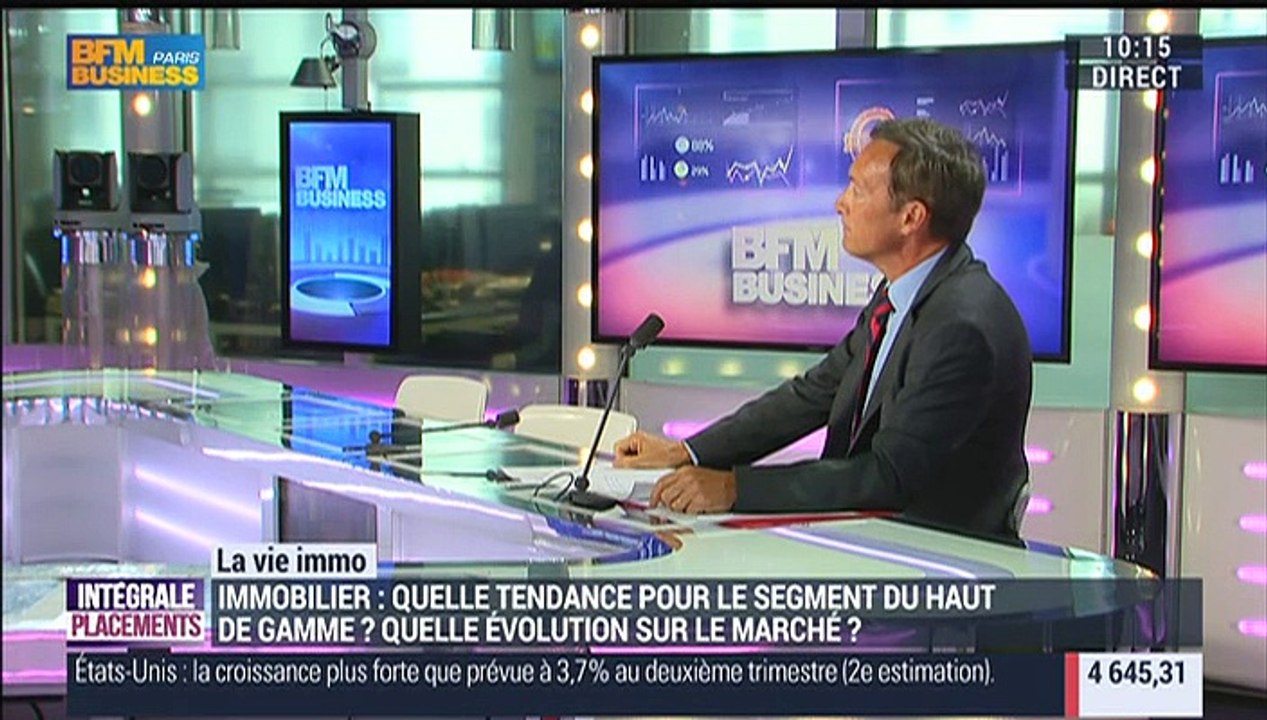 La vie immo: L'immobilier haut de gamme se redresse malgré un contexte financier fragile - 28/08