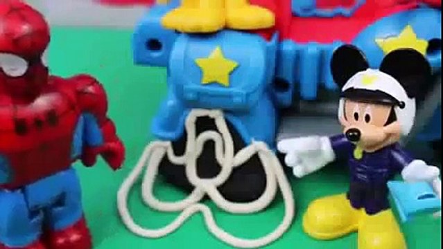 Mickey Mouse Clubhouse Batman Superheroes Duplo Lego Spiderman Play Doh Web Goofy Rescue R
