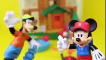 Mickey Mouse Clubhouse Goofy Donald Duck Lincoln Log Cabin Camping Building Lincoln Logs