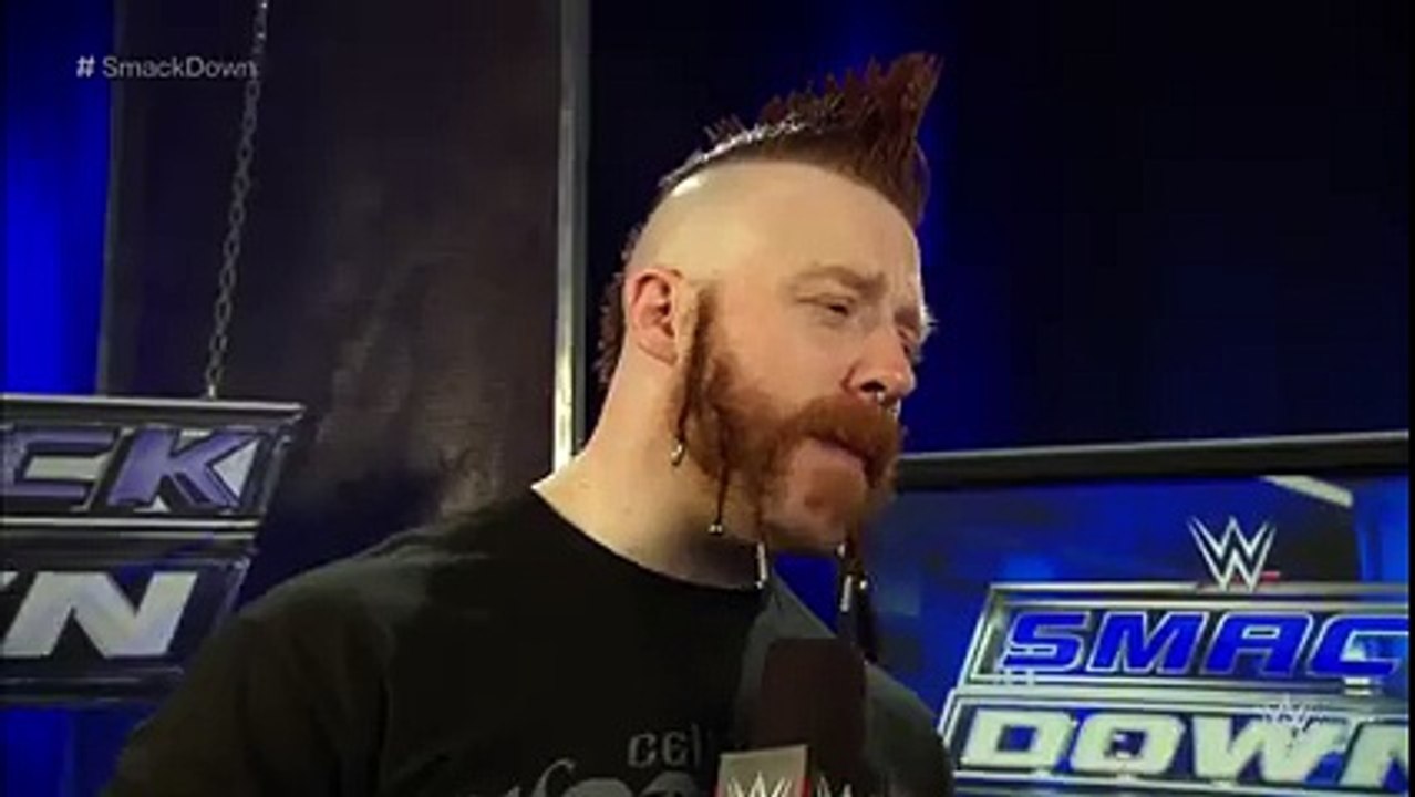 Backstage Interview with Sheamus-WWE SMACKDOWN 2015