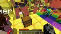 Minecraft: RAINBOW ROAD EPIC LUCKY BLOCK RACE - Lucky Block Mod - Modded Mini-Game Part 02