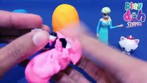 Kinder Surprise Eggs Frozen MLP Peppa Pig Hello Kitty Spongebob Play Doh Disney