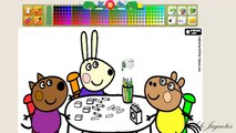 Peppa Pig - Colorear a Papa Pig  y sus Amigos - Juego de pintar ᴴᴰ ❤️